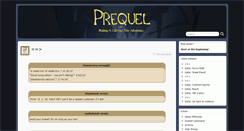 Desktop Screenshot of prequeladventure.com